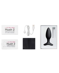 Hush 2 Lovense - Plug anale vibrante connesso (Medium)