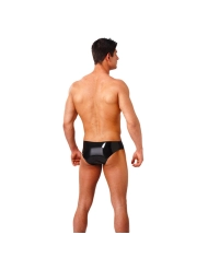 Latex briefs for men with anal plug – Rimba