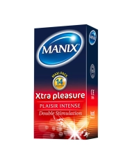 Préservatifs Manix Xtra Pleasure 14pc
