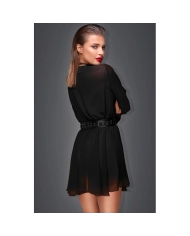 Mini Dress F150 Chiffon - Noir Handmade