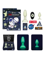 Set aus 2 phosphoreszierenden Analplugs - B-Vibe Asstronaut
