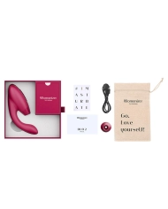 Womanizer Duo 2 (Bordeaux) - Klitoris & G Pink Stimulator