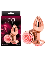 Plug anale Alu Rear Assets Rose Pink (S) - NS Novelties