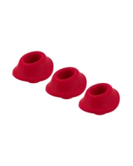 Embouts de rechange en silicone pour Womanizer - Rouge