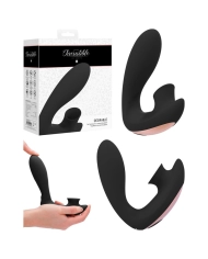 Clitoral & G Spot Vibrator  Irresistible Desirable (Black) - Shots Toys