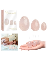 Oeufs de Yoni en pierre (Rose Quartz) - La Gemmes