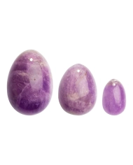 Yoni eggs in stone (Amethyst) - La Gemmes