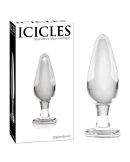 Plug anale di vetro - Icicles N° 26
