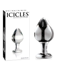Analplug aus Glas - Icicles No. 25