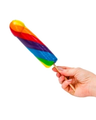 Riesen-Penis-Lolli - Rainbow Jumbo Cock Pop