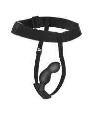 Vibrating anal plug with P-Spot harness - Master Series