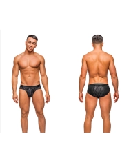 Slip Dazzle (Noir & Argent) - Male Power