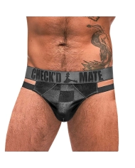 String Check'd Mate (Noir & Gris) - Male Power