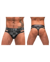 String Check'd Mate (Noir & Gris) - Male Power