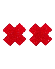 Cache-tétons adhésifs Nipple X Covers (Rouge) - Taboom