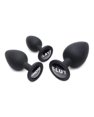 Plug Anal Set Dirty Words (3 pièces) - Master Serie