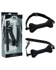 Ball Gag en silicone avec Os de chien - Master Serie