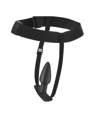 Bum-Tastic Vibrierender Analplug mit Harness - Master Series
