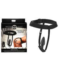 Bum-Tastic Vibrierender Analplug mit Harness - Master Series