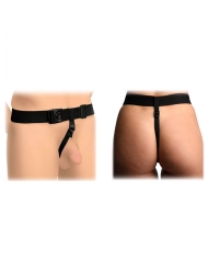 Bum-Tastic Vibrierender Analplug mit Harness - Master Series