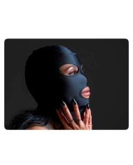 BDSM spandex hood (with open eyes and mouth) - Taboom Luxury Bondage