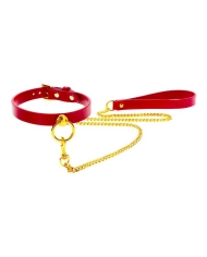 Collar & Leash Set - Taboom Bondage in Luxury