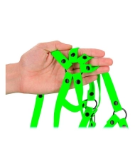Harnais BDSM phosphorescent - Ouch!