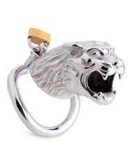 Cage de chasteté métallique Tiger King - Master Series