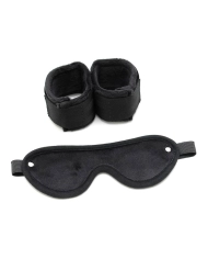 Soft Bondage Set (Mask and handcuffs) - Rimba