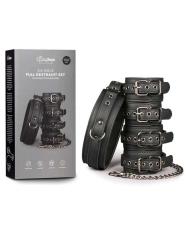 Coffret BDSM (collier, menottes et attaches pour chevilles) - EasyToys