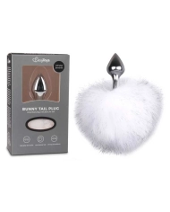Mini Buttplug Bunny Tail (White) - EasyToys