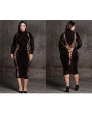Abito sexy Carme XI (Nero) XL/4XL – Le Désir
