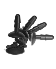 Black Suction Cup Plug Vac-U-Lock Deluxe - Large