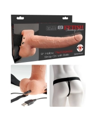Vibrierender  Hohl Strap on 9