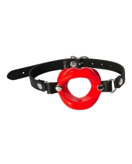 Ball Gag with Silicone Lips (Red) - S&M