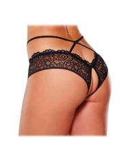 Panty Sexy ouvert Crayzee (Noir) - Allure