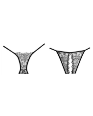 Panty Sexy ouvert Enchanted Belle (Noir) - Allure