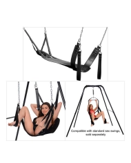 Support métallique et harnais BDSM - Strict Extreme Sling & Stand