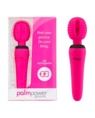 Zauberstab Vibrator Palm Power Groove (Pink) - Power Bullet
