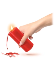 Bougie BDSM rouge (fond à basse température) - Fetish Tentation