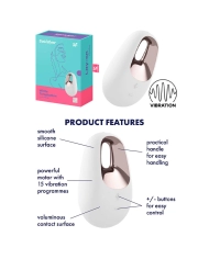 Vibratore clitorideo  - Satisfyer White Temptation