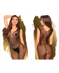 Open bodystocking Wild Catch (Black) - Penthouse