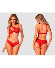 Ensemble de lingerie sexy Atenica (rouge) - Obsessive