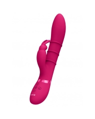Rabbit Vibrator mit stimulierenden Ringen Sora - Vive