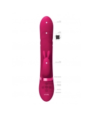 Rabbit vibrator with Nari vibrating and rotating beads - Vive