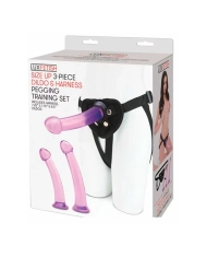 Dildogürtel für Anfänger Pegging Training Set (3 Stück) - Lux Fetish