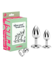 Set de 3 plugs anaux - Crushious Bijou anal train trio