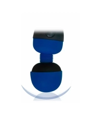 Wiederaufladbarer Zauberstab Vibrator Palm Power (blau) - Power Bullet