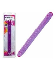 Double dildo Crystal Jellies Double Dong - 45 cm - Doc Johnson