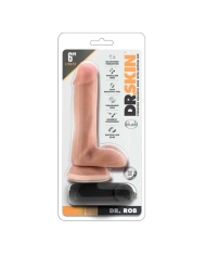 Small realistic vibrator 12 cm with suction cup Dr. Skin Dr. Rob